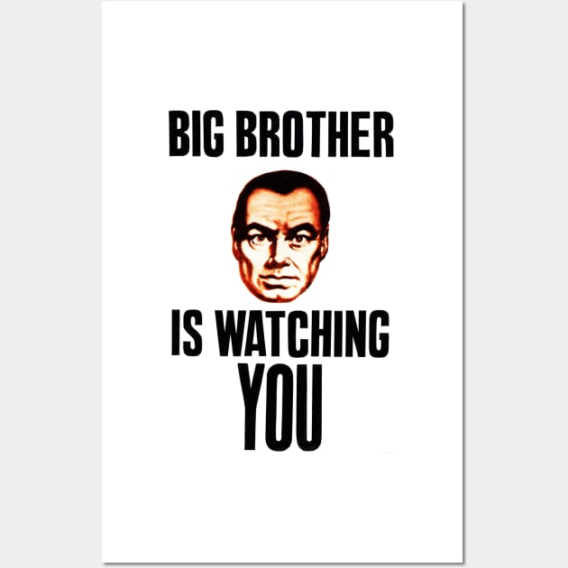 Big Brother is Watching You Wall Art by Bugsponge